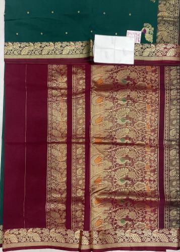 PMK BUMBERG COT SAREES WITH BLOUSE